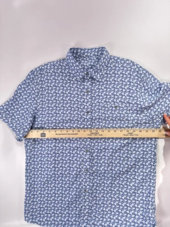 Age Of Wisdom Men’s Golf Print Short Sleeve Button Up Modal Shirt
large - Picture 10 of 11